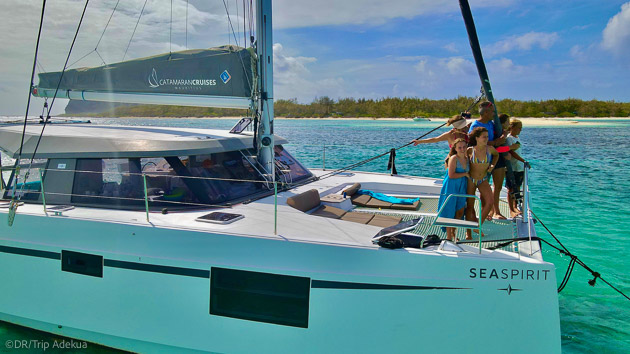 Croisière de rêve en famille sur un catamaran autour de l'île Maurice