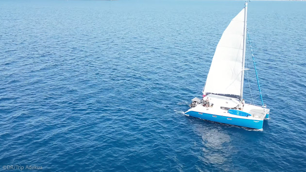 Naviguez sur un catamaran tout confort en Mediterranée