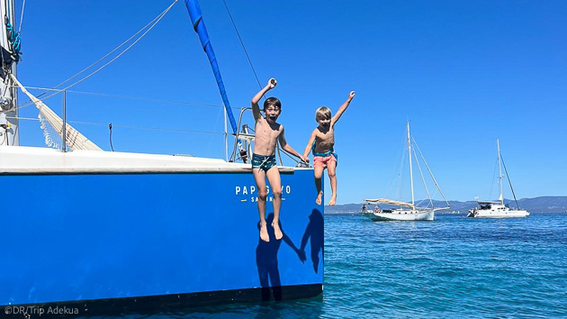 Naviguez sur un catamaran tout confort en Méditerranée