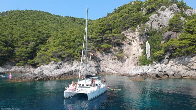Découvrez la Croatie et ses plus beaux mouillages pendant votre croisière en Catamaran